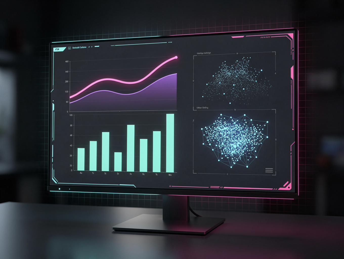 Digital data dashboard interface